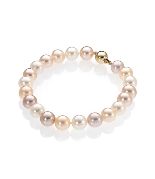 Gold pearl bracelet on sale uk